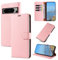 KKEIKO Cover per Google Pixel 8 PRO, Antiurto Custodia in PU Pelle con Slot per Porta Carte, Magnetico Protettiva Cover per Google Pixel 8 PRO, Rosa