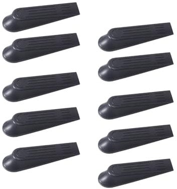 10 Pcs Doorstops Wedge, Door Wedge, Door Wedges Indoors, Door Wedges Non Slip Door Stoppers for Bottom Door Solidness Ideal for Floors Carpets Tiles & Wood for Homes Offices Workshops