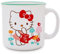 Silver Buffalo Sanrio Hello Kitty Watering Mushrooms Ceramic Camper Mug | Large Coffee Cup For Tea, Espresso, Cocoa | Holds 20 Ounces