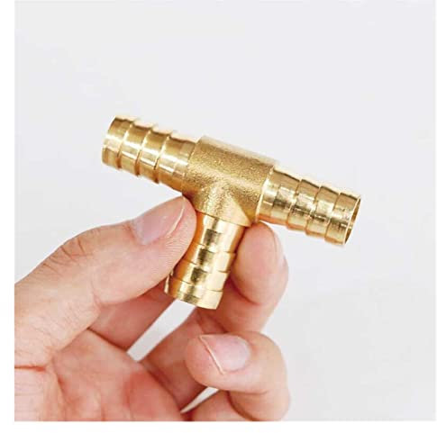 ❀Connecteur de tuyau cannelé, connecteurs de couplage, raccord de tuyau en laiton 2, 3, 4 voies, connecteur en laiton for tuyau, raccords de tube d'eau en cuivre pagode(Size:OD 4mm)