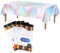 5 Stück Party Tischdecke, Geburtstag Bunt Plastik Tischdecken 137x274cm Rechteck Tischdecke Wasserdicht, Kindergeburtstag Tischdeko Geburtstag Mädchen Junge Babyparty