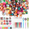 Humyoun 122 Pcs Silicone Focal Beads for DIY Pen Making Kit - 12 Beadable Pens, 110 Beads for Keychains and Crafts