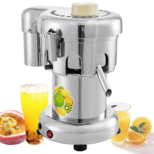 Centrifugaljuicer med 80 MM bred munsmatränna, 550W kallpressjuicer, kommersiell juicepressmaskin med automatiskt slaggutlopp för grönsaker med högt näringsinnehåll,A