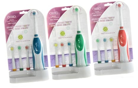 Beavorty Zahnbürste Elektrisch Rotierend Mit Drei Köpfen Für Reise Und Tägliche Reinigung Sicher Für Zähne Und Zahnfleisch Aus Robustem Material