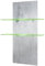 Vladon Wandpaneel Faro in Beton Oxid Optik inkl. LED - Modernes Wandregal für Ihr Wohnbereich (70 x 110 x 21 cm)
