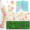 Acevegue Ostern Tattoo Kinder, 15 Bögen Kindertattoos Leuchtende Hautfreundlich Kleinigkeiten Ostergeschenke Kinder, Ostereier Aufkleber Oster Basteln Spielzeug Geschenke Deko with Schön Verpackt