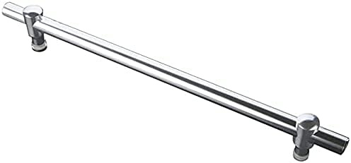 Armlehnen-Badezimmertürgriff-Sets, Duschtürknauf-Ersatzteil-Sets | Duschwand, Badezimmer-Glastürgriff, Handtuchhalter | Poliertes Chrom, verstellbare Lochmitte