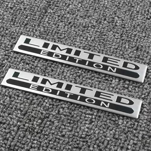 2 adesivi in alluminio Limited Edition Car Trunk Sticker Emblem Badge Decals XCBW