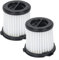 Sistema di filtraggio di ricambio WA6077 per modelli di aspirapolvere Worx Cubevac Compact (confezione da 2)