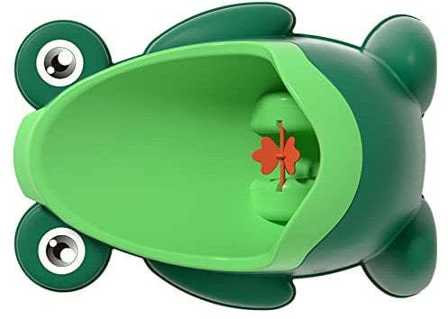 Urinalpotty Urinal Netter Cartoon Lustige Ziel -Ziel -Wand - Pee Training Urinal für Kleinkinder Grüne Fang mit Curinalpee Training Urinalboys (GREEN)