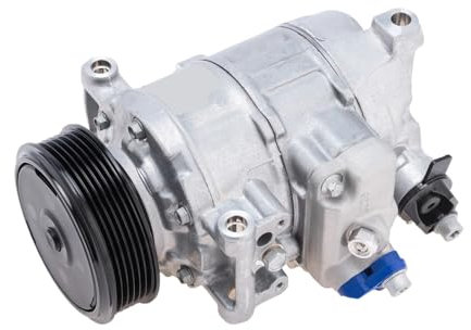 Compresor de aire acondicionado con embrague 8K0260805 8KD260805 compatible con Audi A4, A4 Allroad B8, A4 B6/B7, A5, A6, C6, Q5