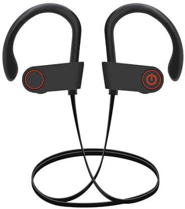 liuchanghe Cuffie Bluetooth Sport, Auricolari Bluetooth in Ear, Cuffie Running per Jogging, Palestra, Nero