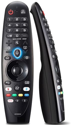 Replacement Voice LG Magic Remote Control AKB75855501, Universal LG TV Remote AN-MR20GA with Pointer Function for OLED QNED 4K NanoCell Webos Smart TV, Replaced MR19BA MR18BA MR21 MR22 MR23 MR24
