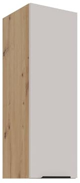 Kuechen-preisbombe Küchen Hängeschrank 30 cm Küche Solano Kaschmir beige matt + Eiche Artisan matt Küchenzeile Küchenblock Küche Einbauküche