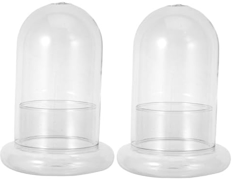 Mikrolandschaftsflasche 2 Stück Glasflasche mit Landschaftsmotiv Party