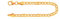 EDELIND Herren Armband 333 Gelbgold Bracelet Fantasiekette 3.5 mm Echtgold Armkette Länge 21 cm Armband mit Schmuck Geschenk Box Made in Germany