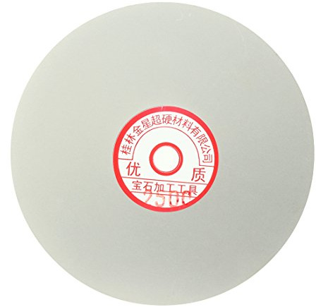 Sourcingmap 6-inch Grit 2500 Diamond Coated Flat Lap Wheel Grinding Sanding Polishing Disc