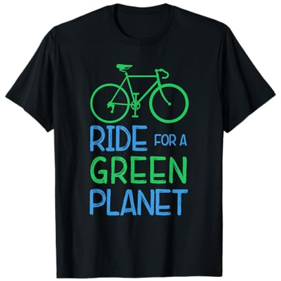 Fahrrad Umweltschutz Klimaschutz Radfahren Radeln Geschenk T-Shirt