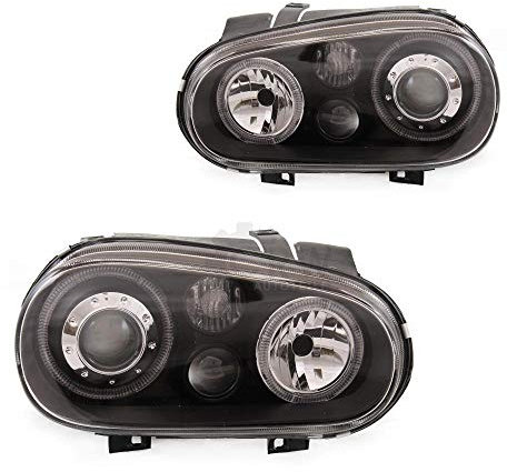 Scheinwerfer Set IV 4 Typ 1J Bj. 97-03 Angel Eyes schwarz R32 Optik