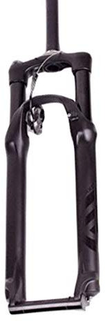 HIOD Bicycle Fork Bike Forks MTB Shock Pump Suspension Damping Rebound Adjustment Shoulder/Remote Control Straight Tube Mountain Bike Fork,Black-B,26-inch