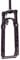HIOD Bicycle Fork Bike Forks MTB Shock Pump Suspension Damping Rebound Adjustment Shoulder/Remote Control Straight Tube Mountain Bike Fork,Black-B,26-inch