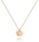 VALENCIA II - Kette mit 2 Herzen | Anhänger mit Gravur | Beste Freundin | Paar Schmuck | Persönliche Geschenke | Jahrestag | Muttertag | 316L Edelstahl Roségold Silber Gold