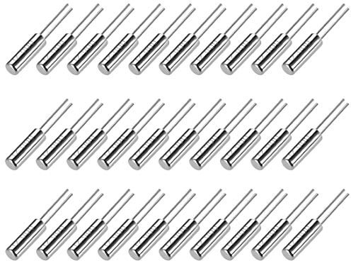 sourcing map Quarz Kristalloszillatoren Resonator Kit 12 MHz, 2x6 mm, 30 Stk