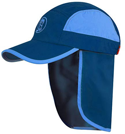 Trollkids Kinder Kappe Troll XT, Marineblau/Mittelblau, Größe 6-12 Years;52-56cm