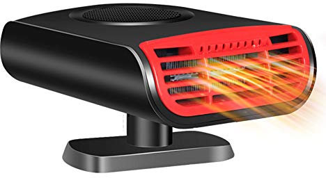 LICHENGTAI Desempañador del Parabrisas Eléctrico Portátil De 12 V Calentador Fast Car Calefacción Ventilador Descongelador, 2 en 1 Descongelantes de Parabrisas