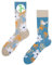Dedoles Chaussettes Unisexe Homme Femme & Enfants beaucoup designs amusants gauche droite différent, couleur: Bleu, motif: Nature se réveille (bambou), taille: 39-42