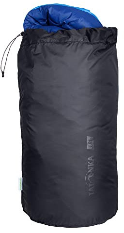 Tatonka Packsack Stuff Bag 4l - Leichter Packbeutel mit Schnürzug - Aus recyceltem Polyester - 4 Liter Volumen (black)