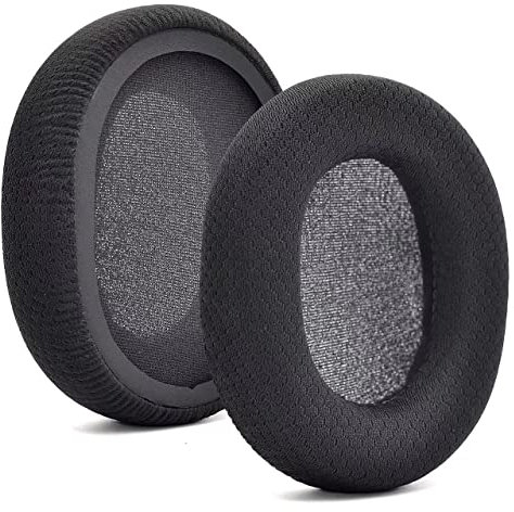 Auricolari di ricambio per SteelSeries Arctis 1/3/5/7, con cuffie SteelSeries Arctis 5 RGB Illuminated Gaming Wired Headset Arctis 3 Arctis 7 Arctis Pro Gaming Headset (tutto nero)