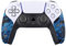 PlayVital Autocollants de Poignée Grip Antidérapante Absorbant La Sueur pour ps5 Manette,Sticker Tampons en Caoutchouc Souple Texturé Professionnels pour ps5 Contrôleur-Camouflage Bleu Noir