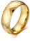 Stfery Ringe Wolfram Einfach Man Ring Gold Verlobungsring Mann zum Valentinstag Jahrestag Ostern, Größe 57 (18.1)