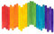 Comfy Package [200 Count] 4.5 Inch - 11,4 cm Colored Popsicle Sticks for Crafts - Multi-Purpose Wooden Sticks for Ices, Ice Cream, and More
