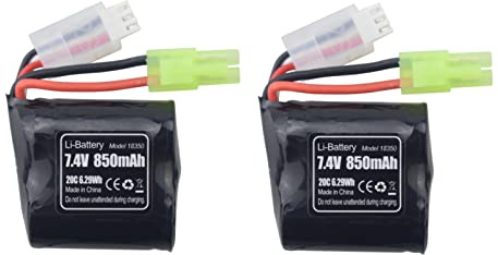 ZYGY 2PCS 7.4V 850mAh Lithium-Batterie für H102 high Speed Fernbedienung Boot RC elektrische spielzeugboot H106 H110 H112 TX121 H119 H122 H155 wasserdichte schnellboot