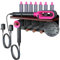 FLE Aufbewahrungshalter für Airwrap Lockenstab Zubehör, Wandmontage, Holz-Metall-Organizer für Airwrap Styler und Aufsätze