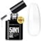 TOMICCA 5 in 1 Builder Nail Gel - Strengthening Gel for Hard Nails & Extensions, Easy to Shape (Clear 15ML)