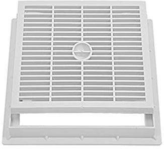 Caditoia griglia chiusino coperchio grigliato 30x30 PP plastica pvc anti UV maglia antitacco grigio Super Made in Italy