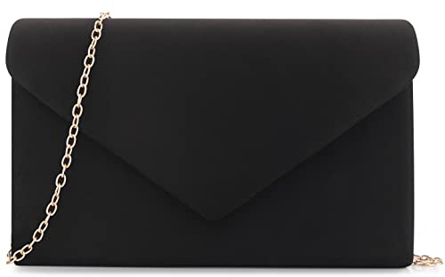 BBjinronjy Clutch-Tasche für Damen – Abendtasche, Handtasche für Hochzeit, Party, Cocktail oder Abschlussball, aus Kunstwildleder, Crossbody-Umhängetasche