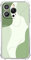 Vesidurt Sage Green Line for iPhone 13 Pro Max, Abstract Minimalist Art Pattern Case for Men Women, Soft TPU Protective Case