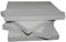 Panneau de feu Isolant en Silicate de Calcium résistant à la Chaleur, 4 Briques 1000 °C, Ignifuge, résistant à la Chaleur, Isolation Thermique en Fibre de céramique Skamol Gris