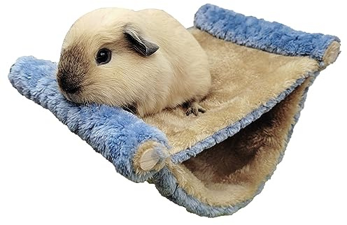 Qcwwy Hängende Hängematte für Haustiere, Kleine Tiere, Hamster-Hängematte, Haus, Maus, Ratte, Hängende Schaukel, Warmes Bett, Haustierkäfig, Hängende Etagenbett-Hängematte für Kleine
