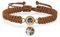 Glooraca Benutzerdefinierte Foto Armbänder Mit Bild Innen Personalisiertes Bild Armband für Mädchen Jungen Personalisierte Foto Geschenke für Männer Frauen Geburtstag Valentinstag (braun)