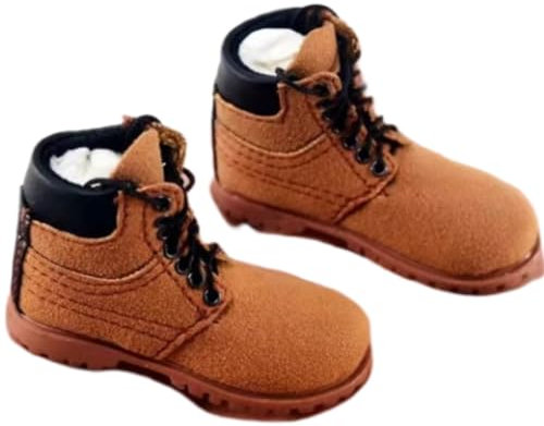 HiPlay 1/6 Scale Action Figure Accessory: Brown Men's Hiking Boots Model for 12-inch Miniature Collectible Figure MDXG