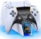 PS5 Controller Ladestation für PS5 Controller & Edge Controller, 2 Std. Schnellladung PS5 Ladestation mit LED Anzeige, Ladestation für Playstation 5 Controller & Edge, PS5 Zubehör