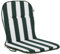 PATIO Stuhlauflage Niedriglehner 80 x 43 cm Ben Monoblock Auflage Sitzkissen Stuhl Wendekissen Streifen weiß grün