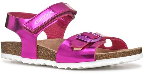 Geox Mädchen J Adriel Girl C Sandalen, C8002 Fuchsia, 39 EU