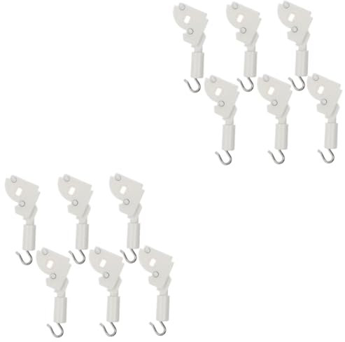 Amosfun 12 Stk Vorhangdimmer horizontale Blindreparatur Kippstabhakenersatz für Jalousien fensterladen beschläge gardinen zubehör Vorhänge Jalousien kippen Ersatz für Blindkipphaken