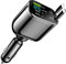 SNZ Caricatore Auto USB C 60W Retrattile, PD 3.0 Accessori Auto Interno, Adattatore accendisigari usb per auto,Gadget macchina fit iPhone 16 15 14 13 Pro Max Plus iPad Galaxy S25 S24 S23 Ultra